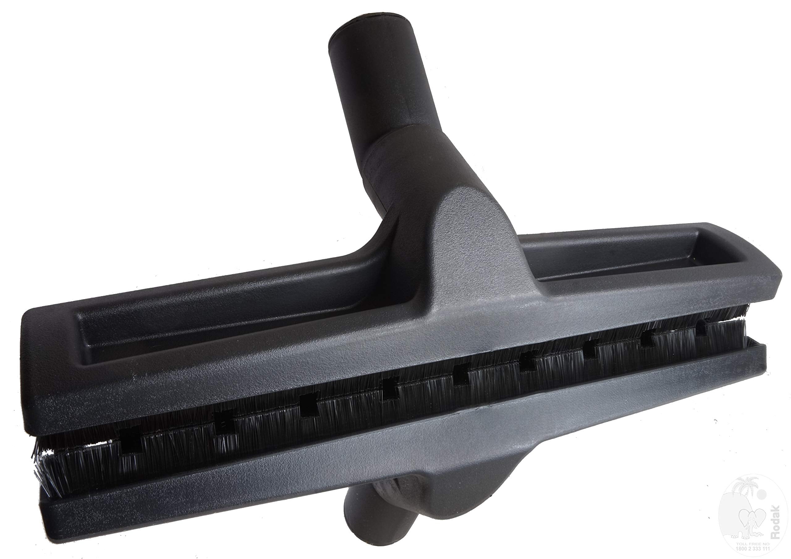 2 in 1 Floor Brush for Wet and Dry Cleaning, Sliding on 2 Wheels, 35 mm