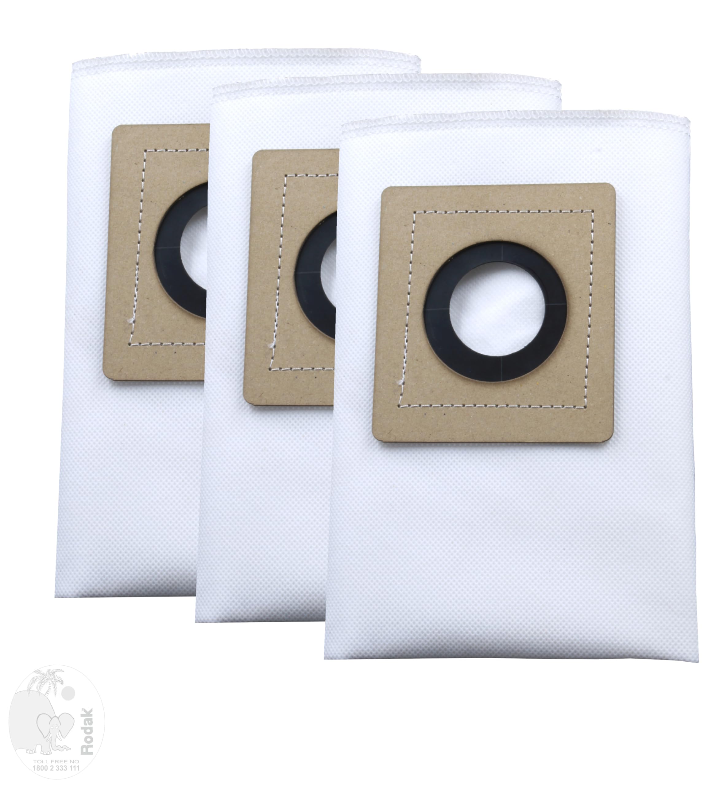 Set of 3 Dust Bags Compatible with Euroclean Bold, Tear Resistant, 3-Ply Dust Bags Provides an Advanced Filtration on Micro-Level Compared to 2 Ply Paper Filters