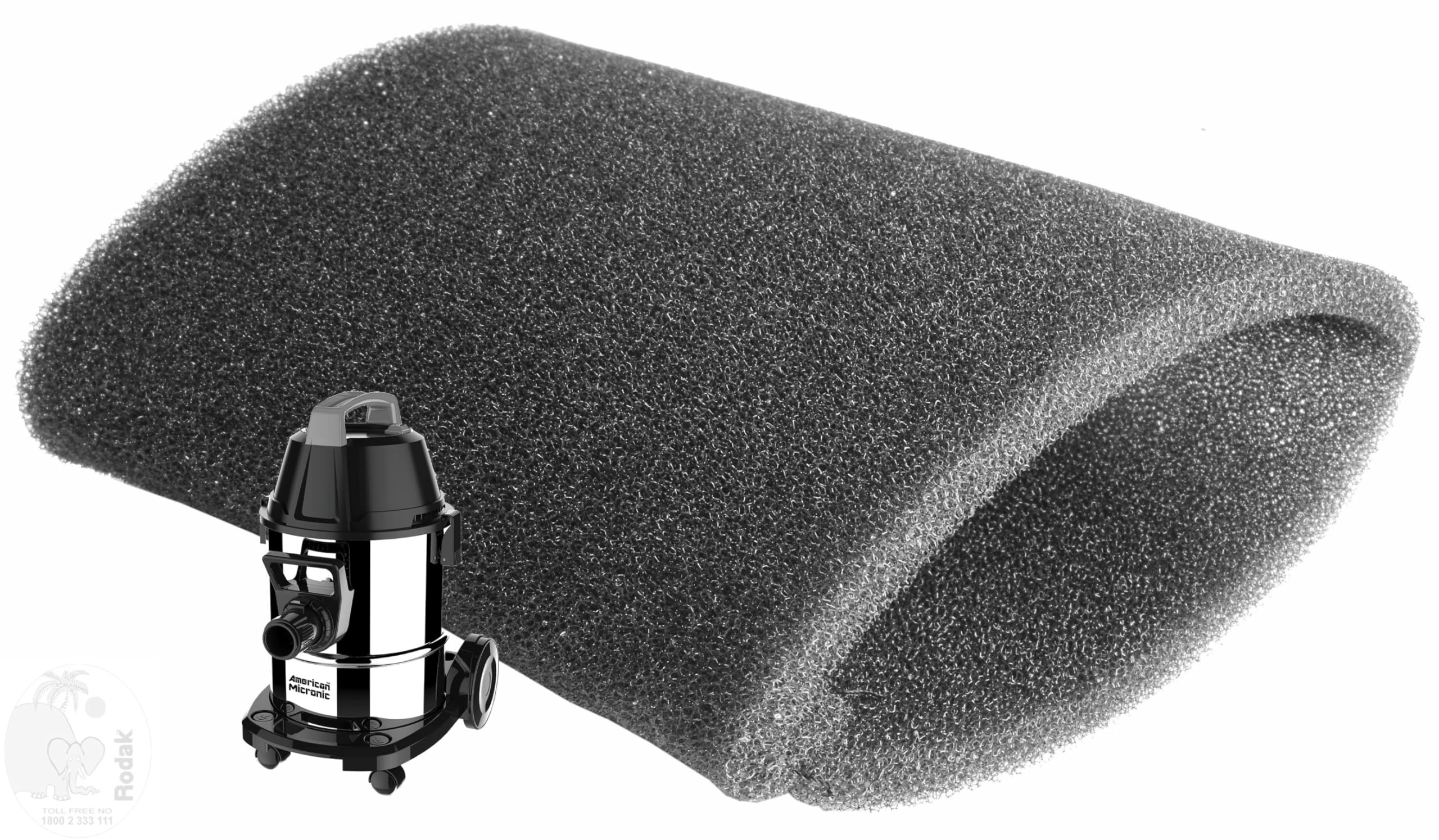 Foam Filter Compatible With American Micronic 21 L Wet and Dry Vacuum Cleaner