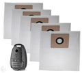 American Micronic Ami-Vcc-2200Wdx Compatible Set of 5 Dust Bags, Tear Resistant, 3-Ply Dust Bags Provides an Advanced Filtration on Micro-Level Compared to 2 Ply Paper Filters