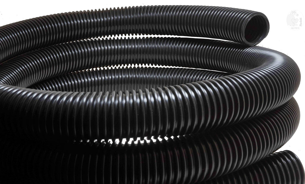 Vacuum Cleaner Hose, 32mm Inner Diameter, 40 mm Outer Diameter (2m) Black