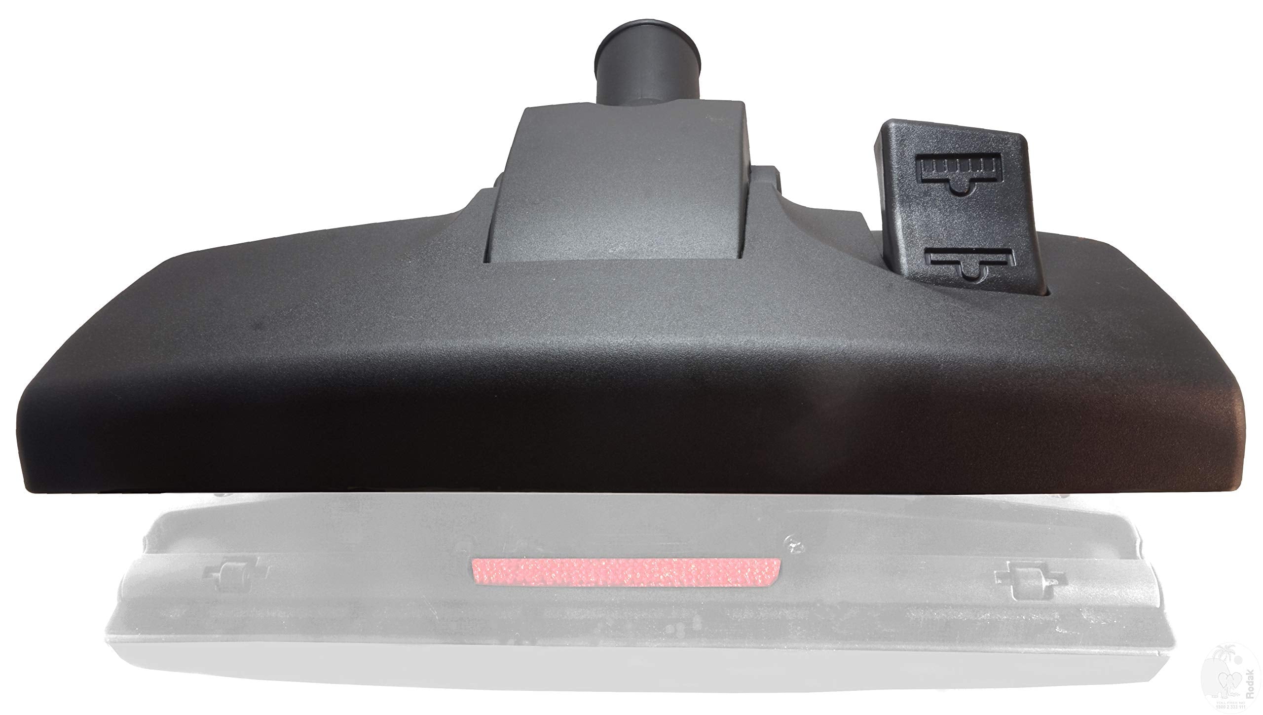 Carpet Brush 35 mm Connecting Size Compatible with Bosch, Miele, Black and Decker, Effortless Gliding on 4 Wheels, Imported