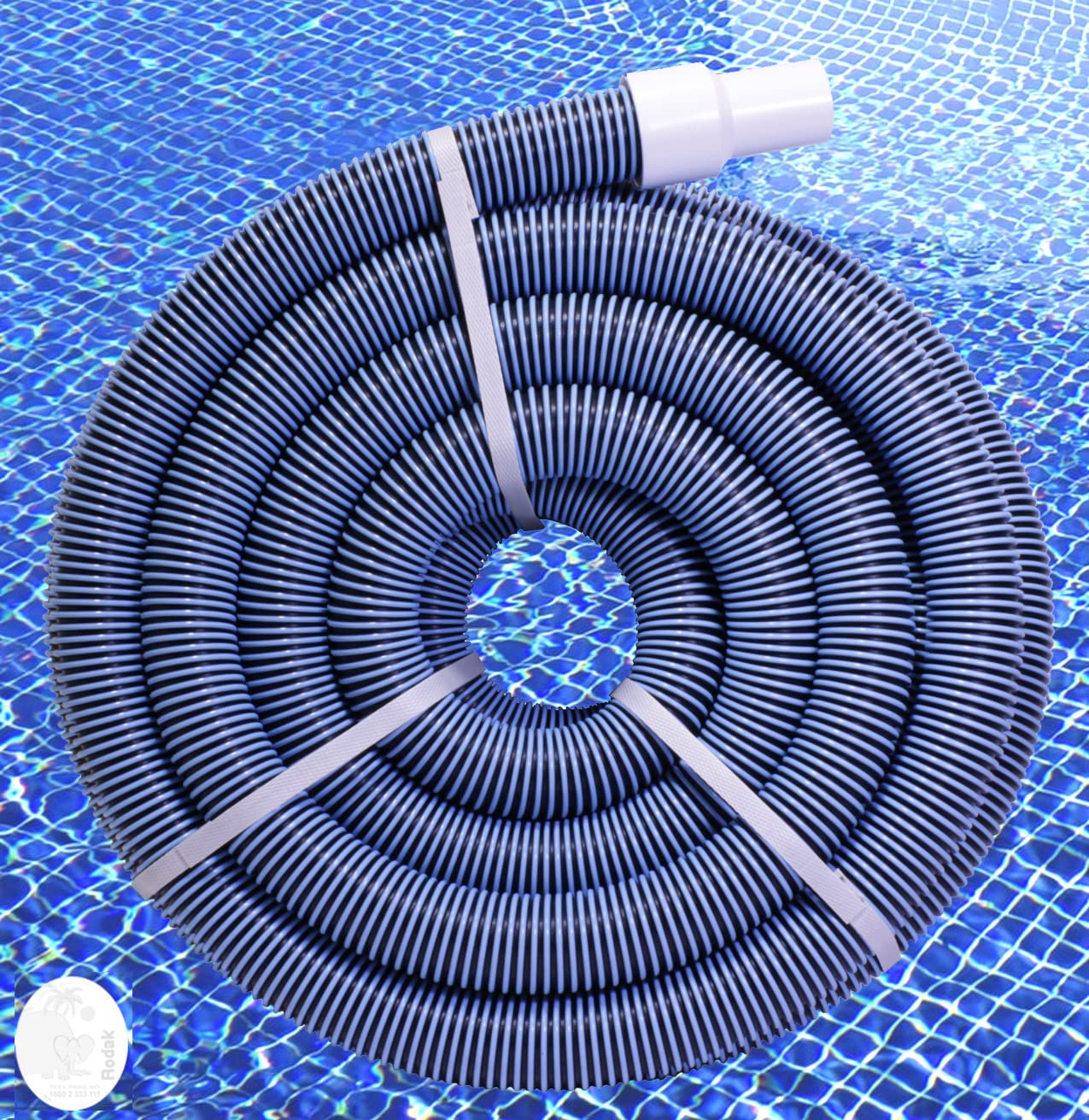 15 Meter Swimming Pool Hose, Connecting Size 38 mm, Imported