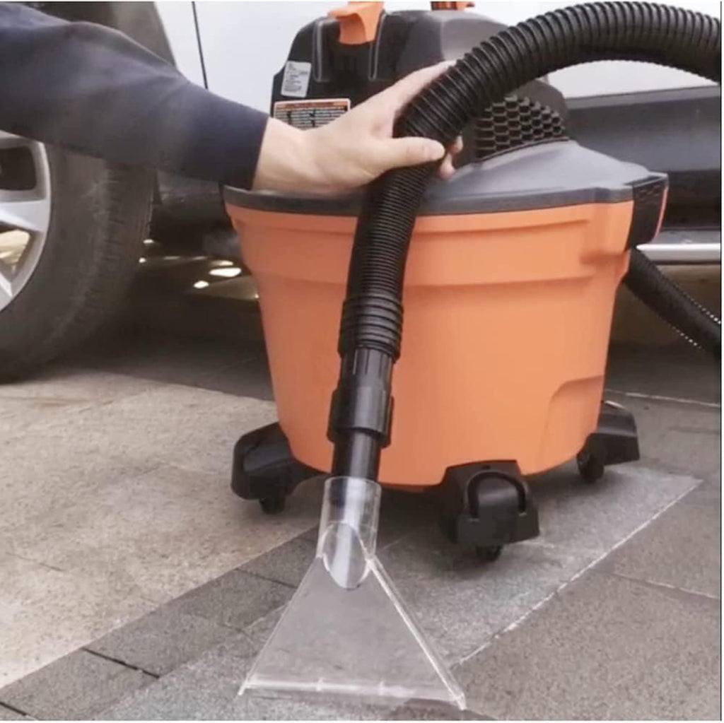 Big Transparent Mattress and Upholstery Nozzle with Steel Tube and Adapter for Wet and Dry Vacuum Cleaning (Plexiglas) (32 mm)