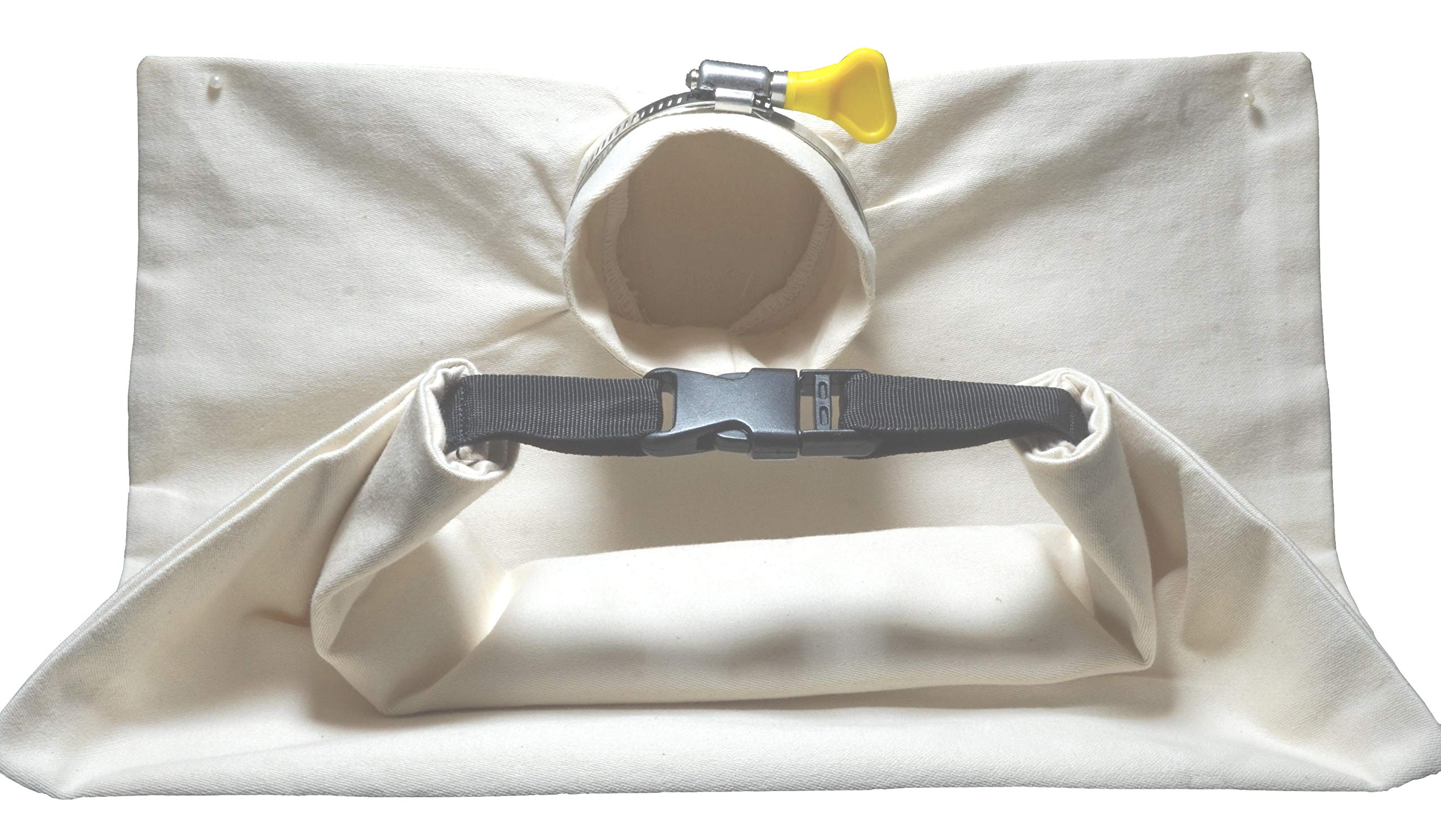 Reusable Vacuum Cleaner Bag with Jubilee Clip (20/30 L), compatible with 52 to 76 mm outer-diameter connecting size
