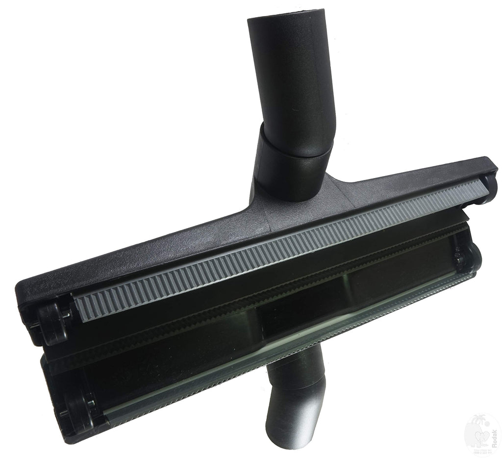Brush for Wet Floor Cleaning, Compatible with Karcher, Bosch, Philipps, Miele, for Indoor and Outdoor, Suitable for Wooden-, Stone- and Tile Flooring, Sliding on 2 Wheels, Imported, 35 mm