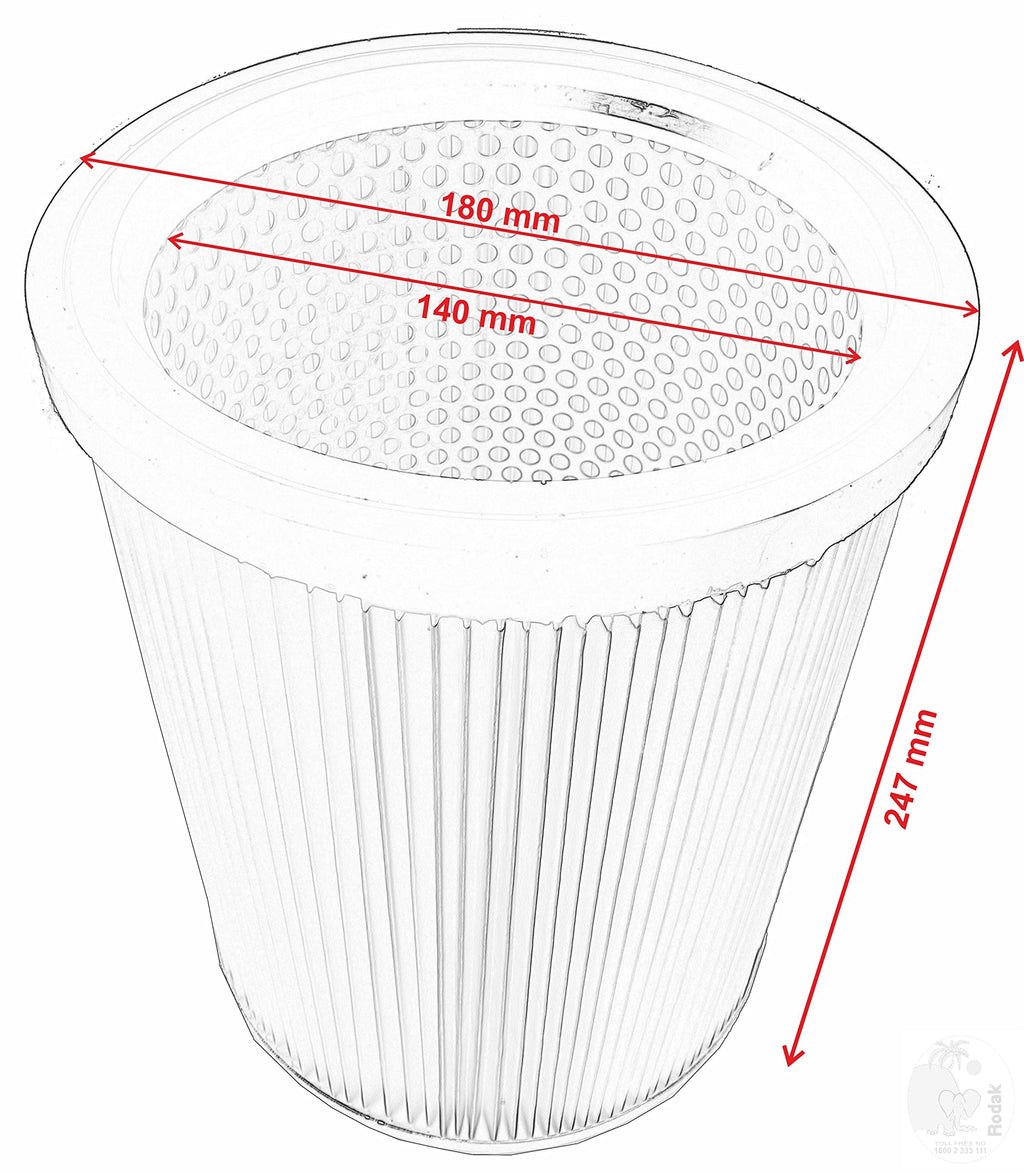 Cartridge Hepa Filter Compatible with Karcher NT 50 NT 70 NT90
