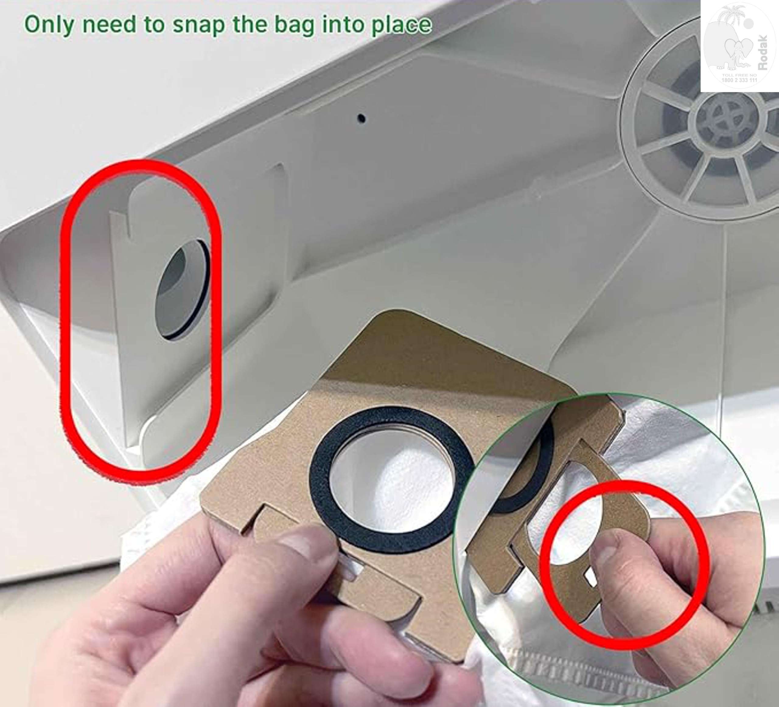 Replacement Dust Bags Compatible with XIAOMI MIJIA Robot X10+ / X10, X20 Pro / X20 Pro Plus / B101CN / OMNI 1S Robotic Vacuum Cleaner (3 pcs)