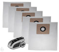 Euroclean X 1 Compatible Set of 5 Dust Bags, Tear Resistant, 3-Ply Dust Bags Provides an Advanced Filtration on Micro-Level Compared to 2 Ply Paper Filters