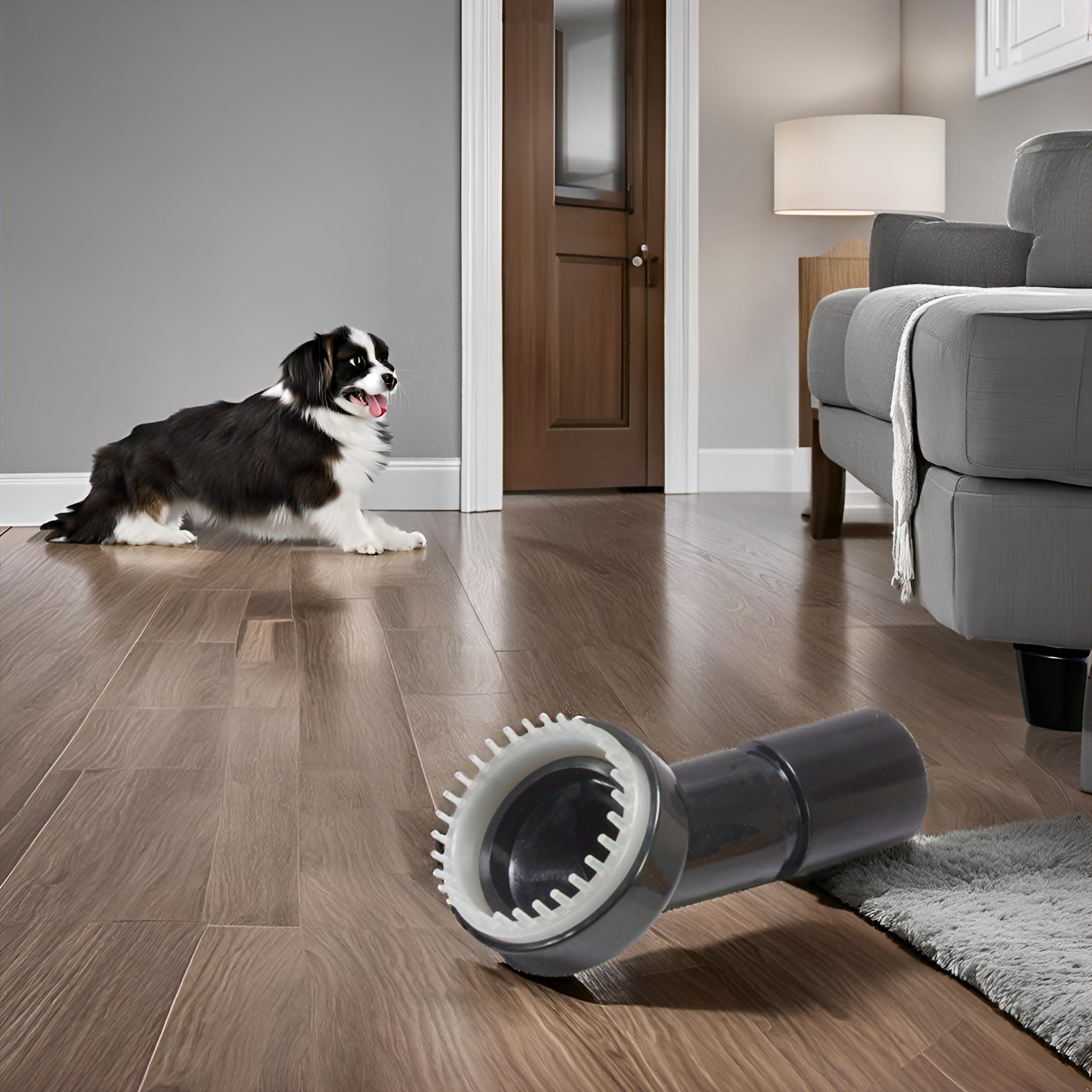 Pet Brush, 35 mm, Effectively Removes Fleas While Grooming Pets, Vacuums Loose Hair, Dirt and Fleas, Imported