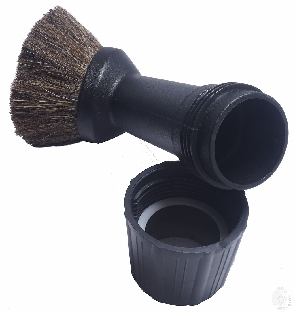 Horse Hair Brush with Integrated Adapter, 32 to 38 mm Connecting Size