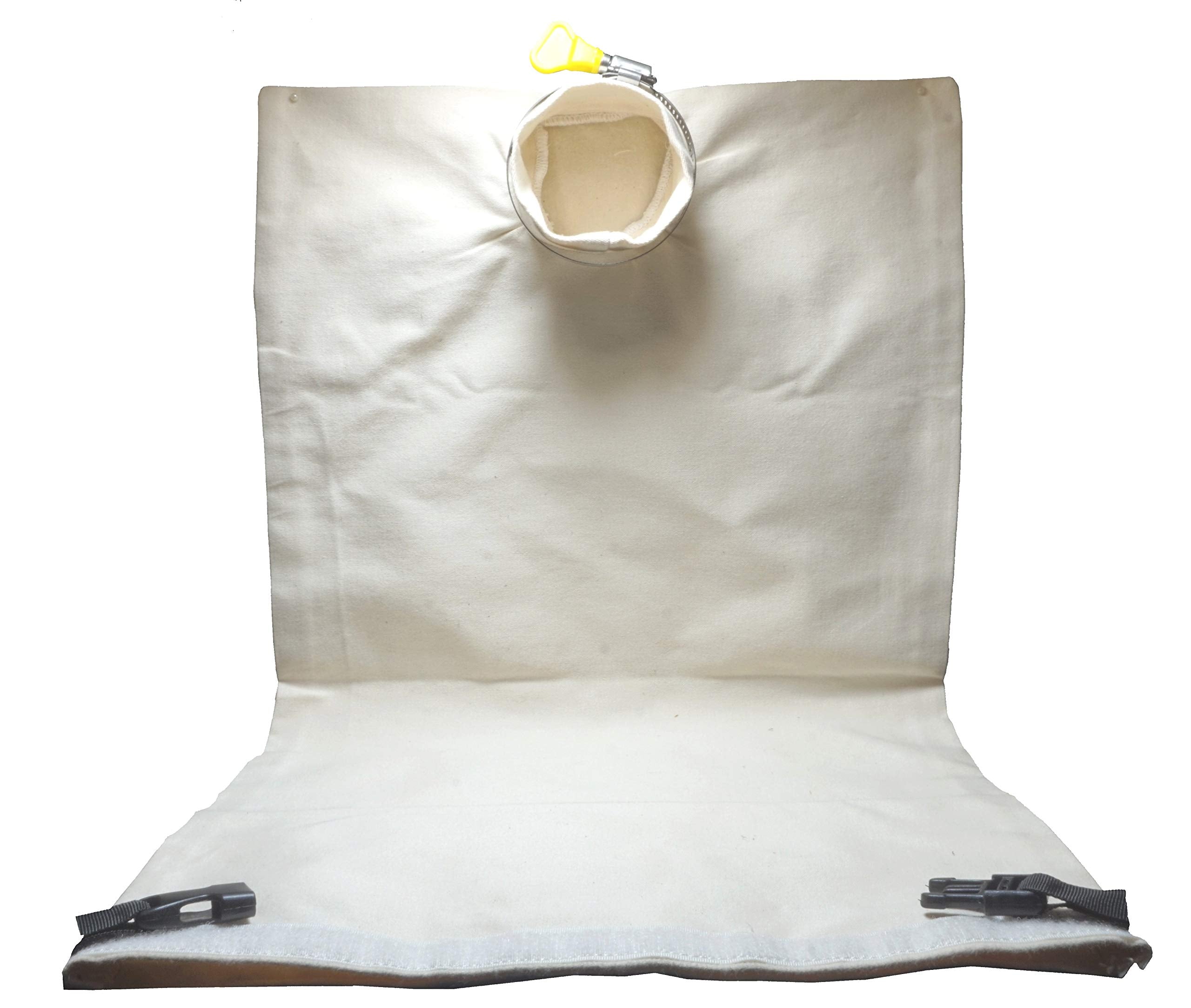 Reusable Vacuum Cleaner Bag with Jubilee Clip (20/30 L), compatible with 52 to 76 mm outer-diameter connecting size