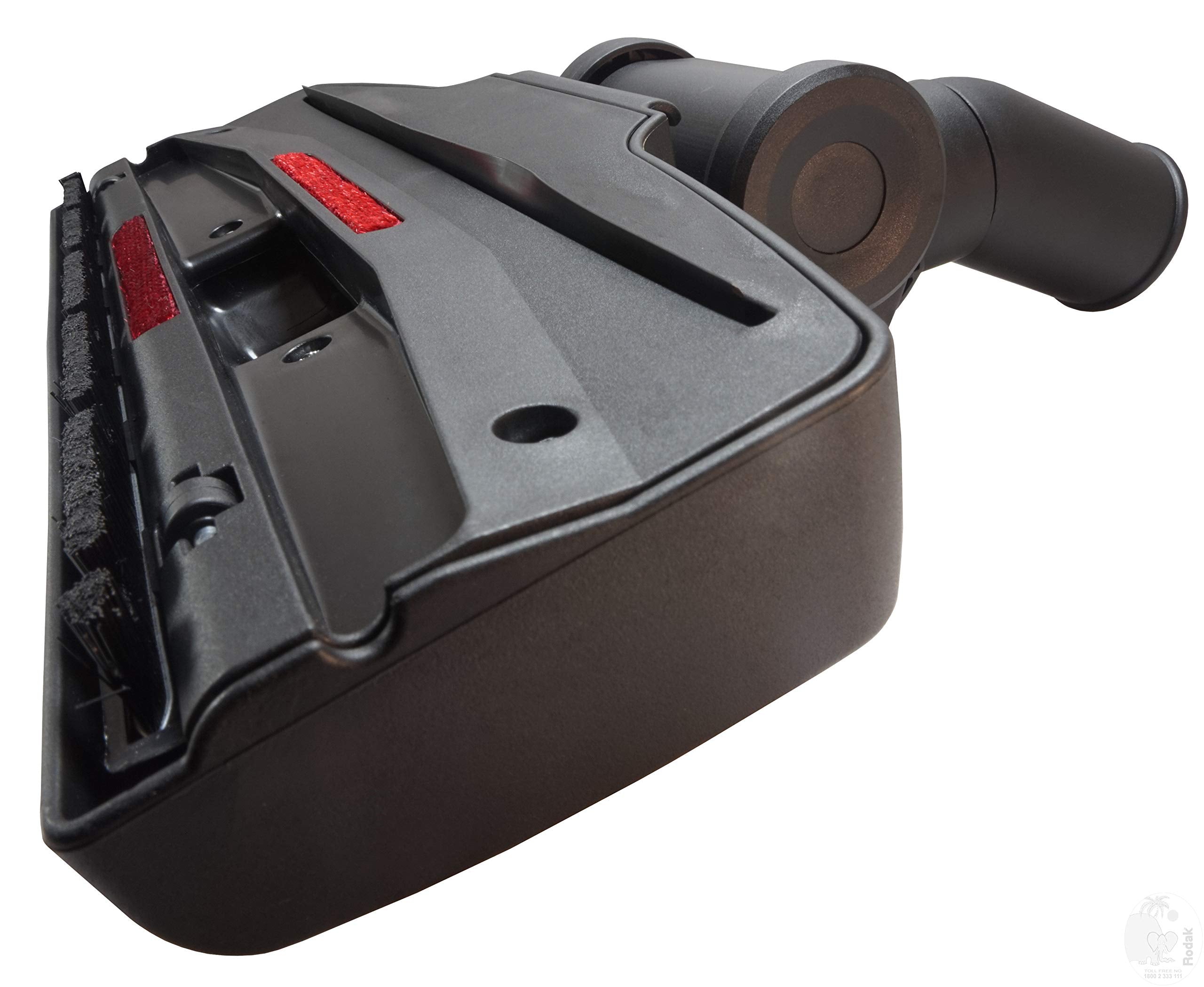 Carpet Brush 35 mm Connecting Size Compatible with Bosch, Miele, Black and Decker, Effortless Gliding on 4 Wheels, Imported