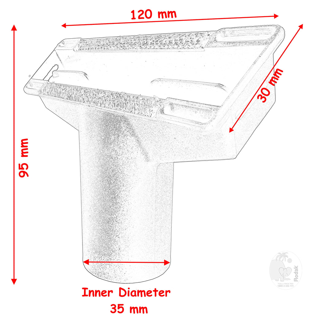 Upholstery Nozzle, 35 mm, Used on Wardrobes, Curtains and Upholstery, Works on All Kind of Fabrics