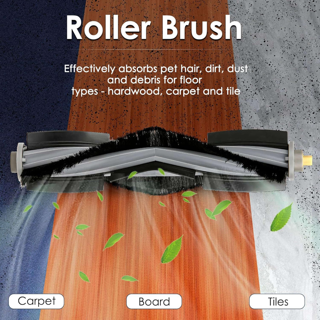 Replacement Brush for Ecoveacs T20, T20 PRO, T20 MAX, T20 MAX Plus, T20 PRO MAX Vacuum Cleaners. (Roller Brush)