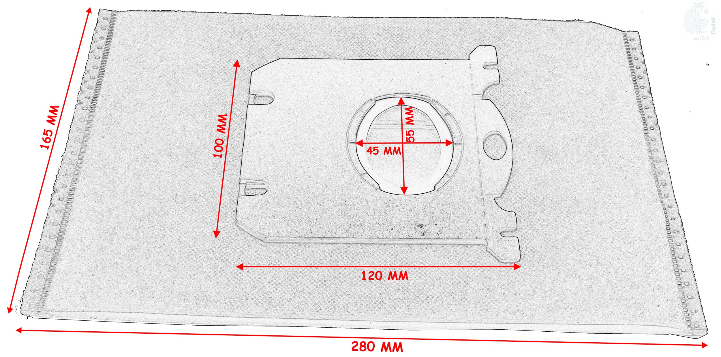 Replacement Filter for Philips PowerGo FC8293