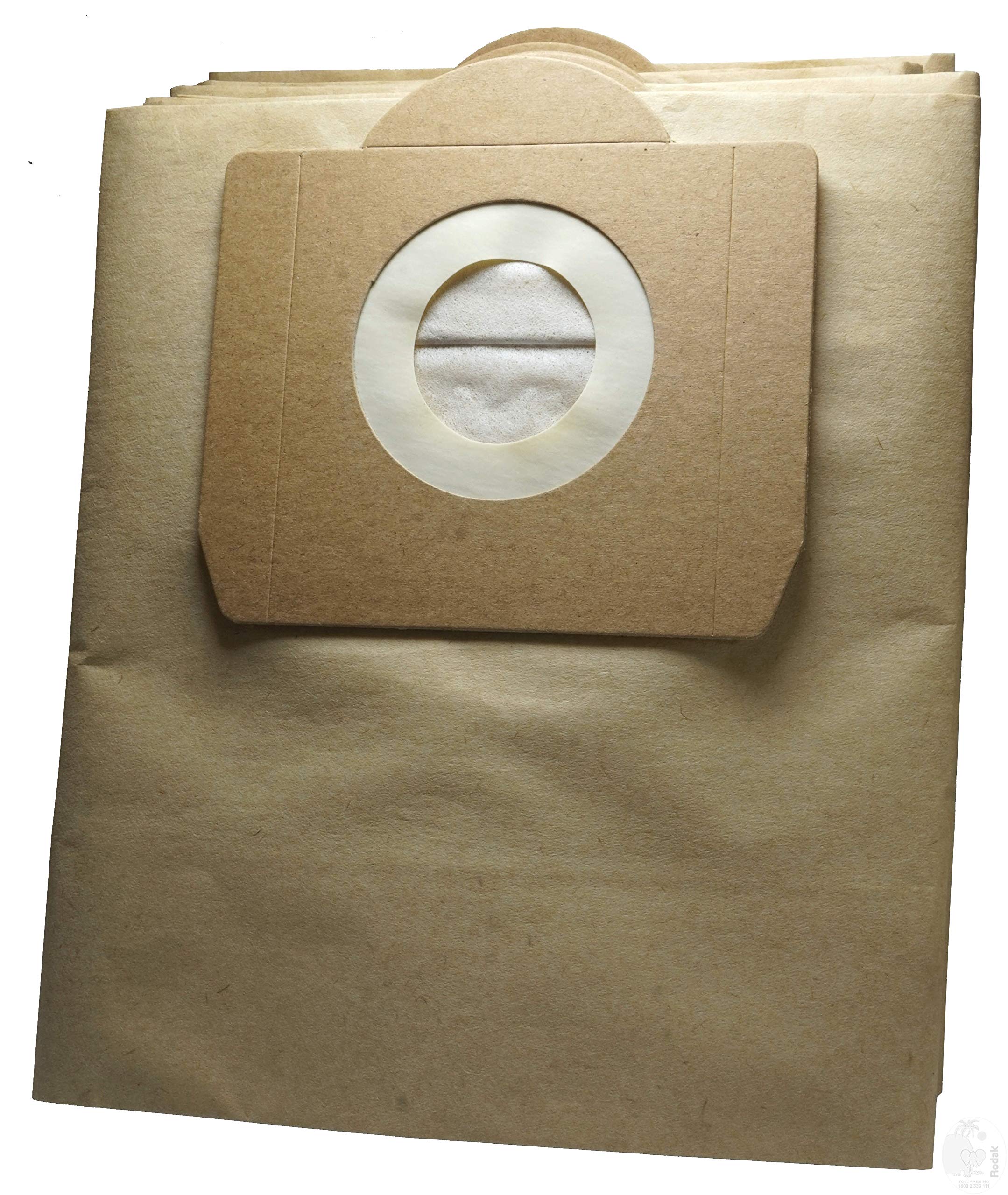 Paper Dust Bags compatible with Karcher WD3, WD3 P, MV3 & WD 3.200, Made Of Double Ply Filter, Tear Resistance. Imported (Pack of 5)