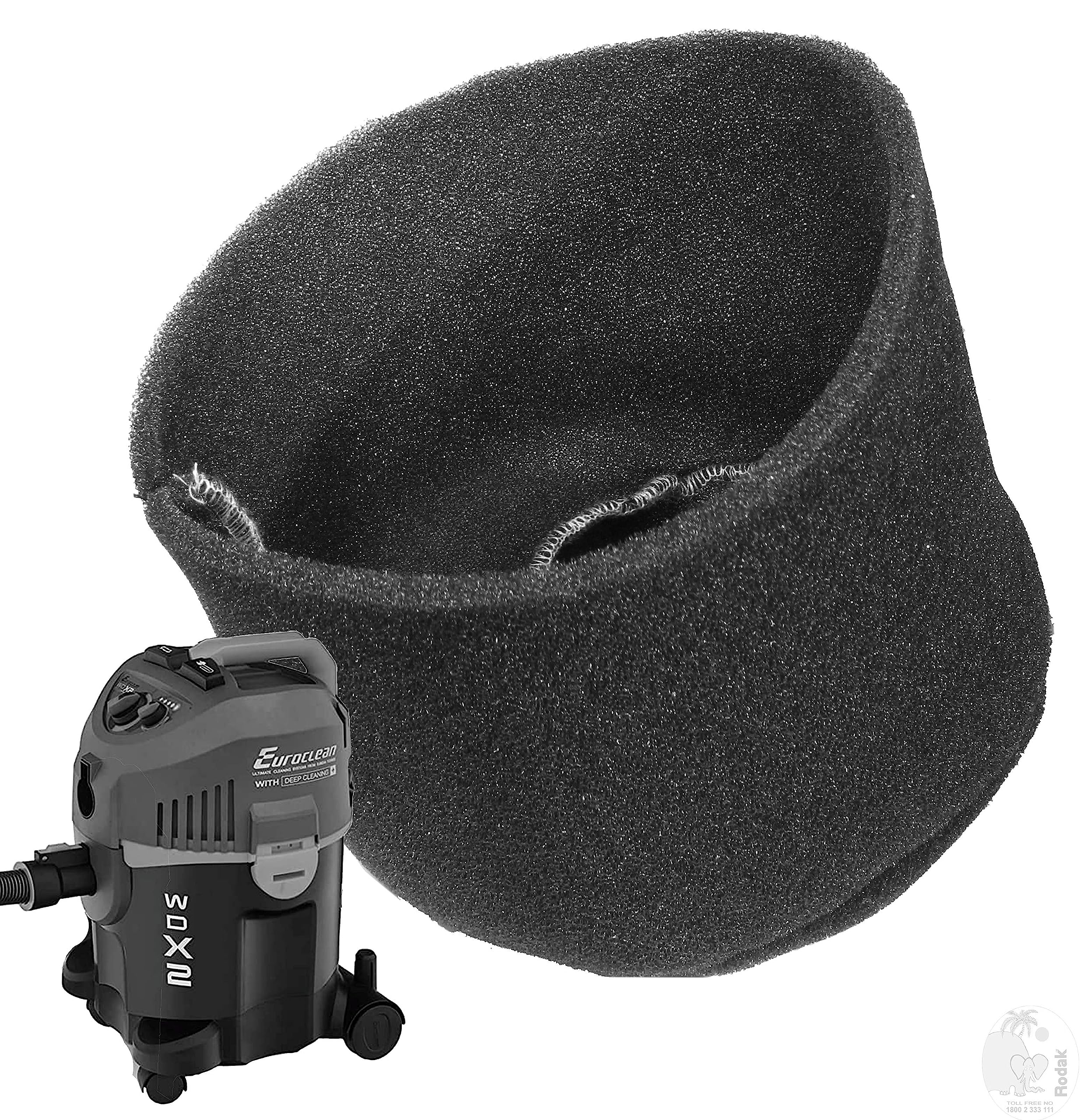 Foam Filter Compatible With Euroclean WDX 2 Wet And Dry Vacuum Cleaner