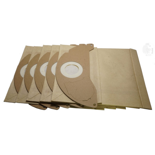 RODAK 5 Paper Dust Bags compatible with Karcher WD2 Made Of Double Ply ...